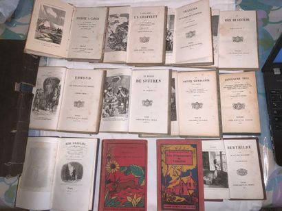 [Cartonnages Mame]
10 volumes in-12 milieu...