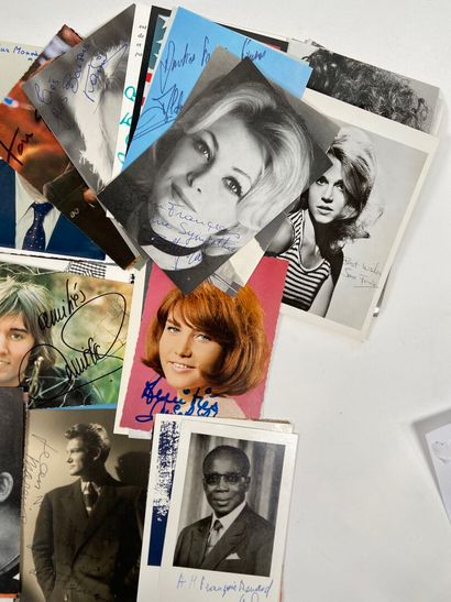 [IMPORTANT LOT D'ENV. 80 PORTRAITS DEDICACÉS...