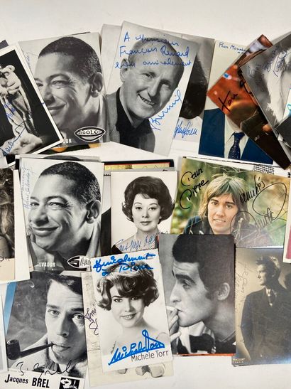 [IMPORTANT LOT D'ENV. 80 PORTRAITS DEDICACÉS...