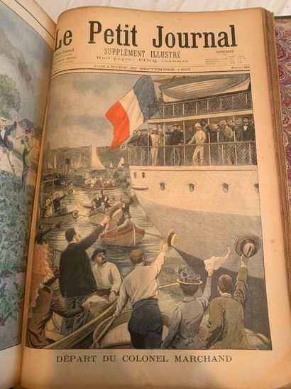 LE PETIT JOURNAL
2 vol. in folio en demi-basane...