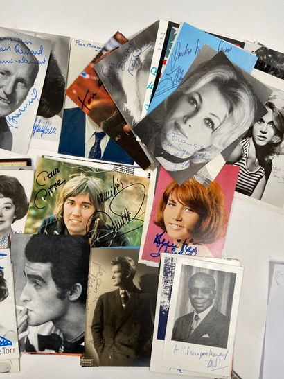 [IMPORTANT LOT D'ENV. 80 PORTRAITS DEDICACÉS...