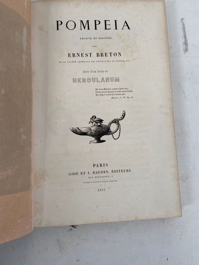 BRETON Ernest
Pompeia, described and drawn...