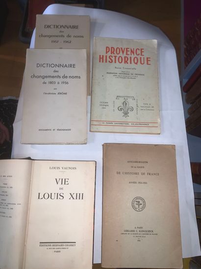 [HISTOIRE]
9 vol. ou plaquettes in-12 ou...