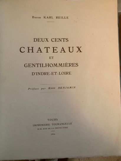 REILLE Carl
Deux-cents châteaux et gentilhommières...