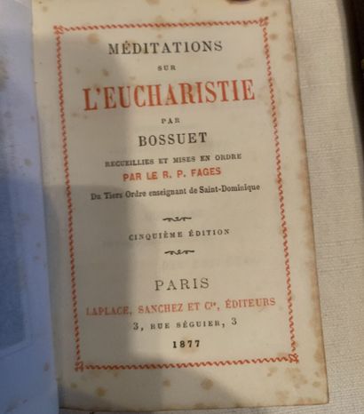 LIVRES RELIGIEUX 
13 volumes de piété et...