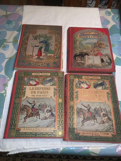 [CARTONNAGES MAME]
4 volumes in-8 cartonnages...