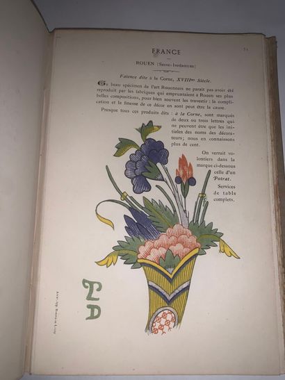 [CERAMIQUE]
Darcel, Notice des fayences peintes...