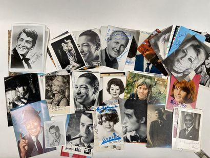 [IMPORTANT LOT D'ENV. 80 PORTRAITS DEDICACÉS...