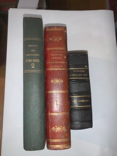 [DROIT]
Rivière, Lois usuelles…depuis 1607…...