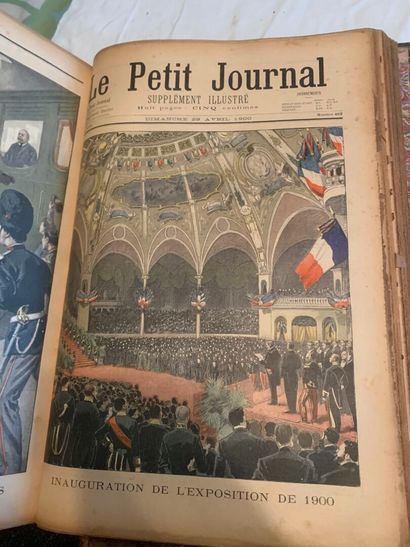 LE PETIT JOURNAL
2 vol. in folio en demi-basane...