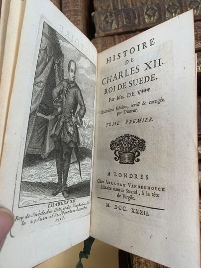 18th century bindings, approx. 20 volumes
in-12...