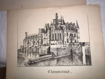 CHATEAUX DE CHENONCEAU, CHAMBORD ET PLESSIS...