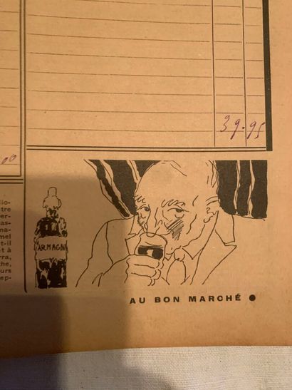 AGENDAS ANCIENS ILLUSTRÉS
Bon Marché 1935...