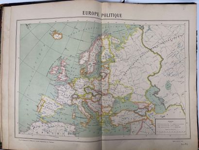 ATLAS DE L'INDOCHINE AU 1000.000e
1928. In-folio...