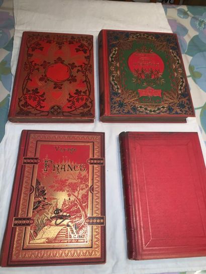 [CARTONNAGES MAME]
4 vol. in-8 dont trois...