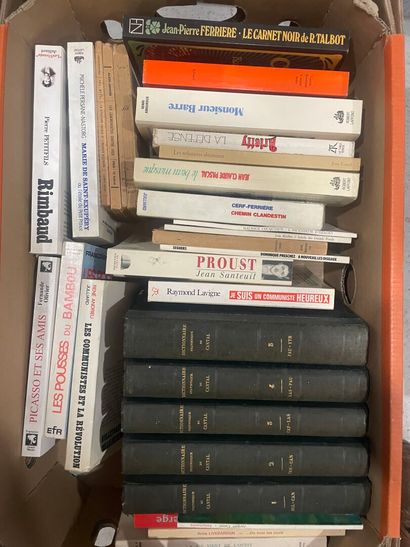 Lot of some forty volumes or booklets bound...
