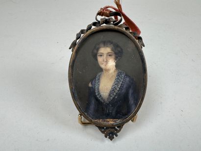 School, early 19th century.
Portrait of a...