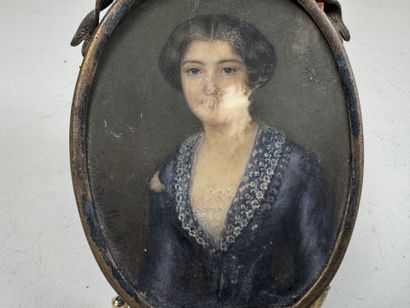 School, early 19th century.
Portrait of a...