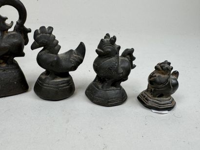 THAILAND, 20th century.
Lot of five opium...