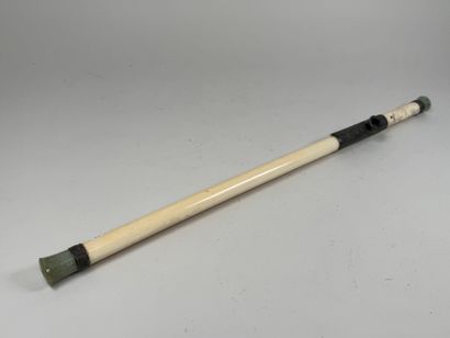 CHINA, 20th century.
Opium pipe in chased...