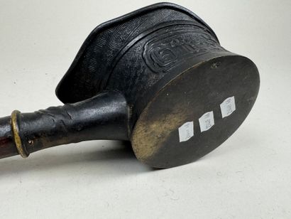 Vietnam, 20th century.
Bronze iron with chased...