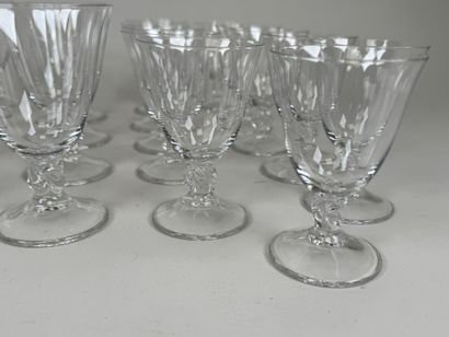 DAUM France.
ORVAL model.
Set of crystal...