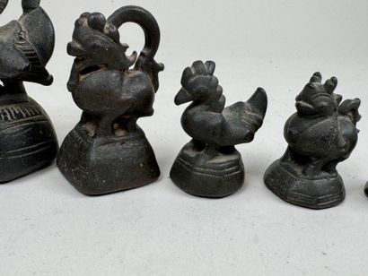 THAILAND, 20th century.
Lot of five opium...