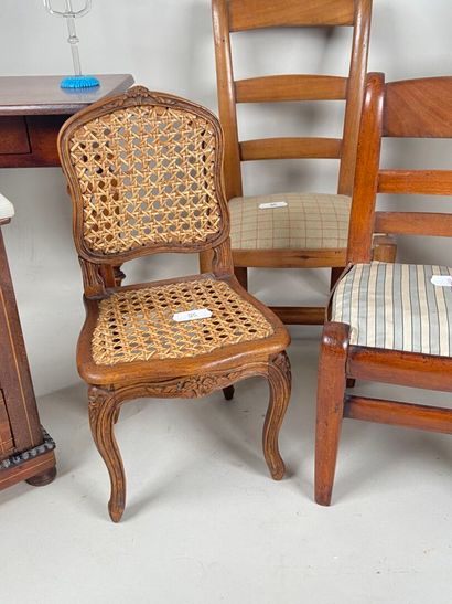 Miscellaneous furniture: three-drawer chest,...