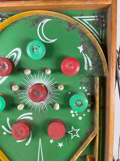 Foldable children's pinball machine.
8 x...