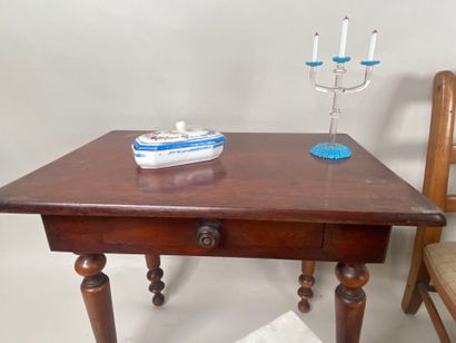 Miscellaneous furniture: three-drawer chest,...