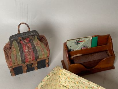 Small fashion doll travel box with domed...