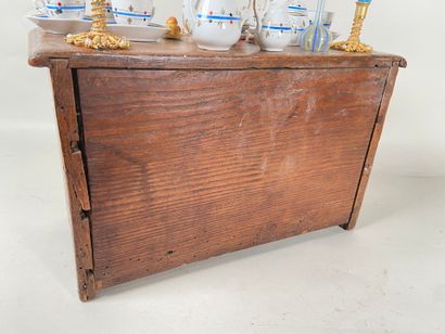 Natural wood chest of drawers, Northern European...