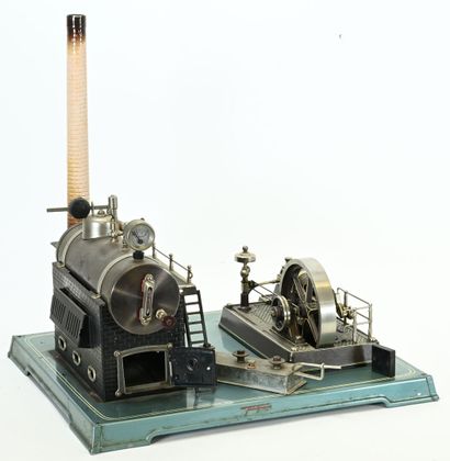 FLEISHMANN, beautiful horizontal steam engine...