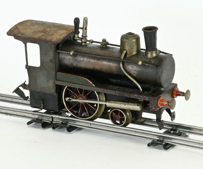 BING, scale O, small live steam locomotive...
