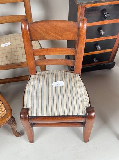 Miscellaneous furniture: three-drawer chest,...