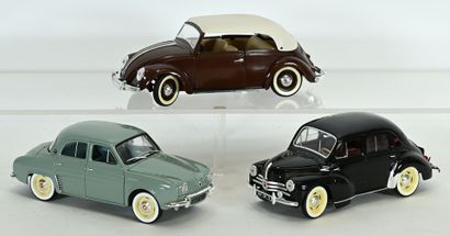 SOLIDO, NOREV, 3 cars in 1/17th and 1/18th...