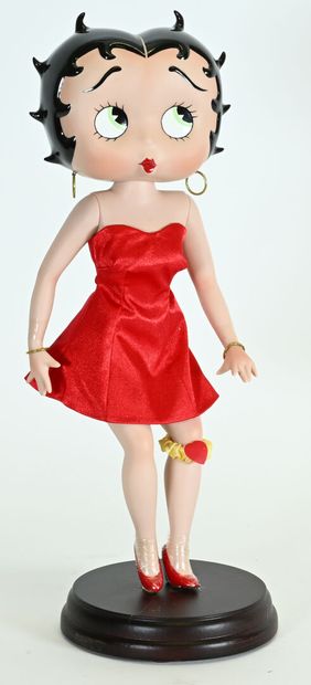 Betty Boop, articulated ceramic statuette...