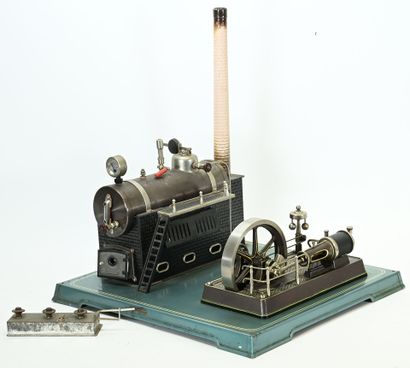 FLEISHMANN, beautiful horizontal steam engine...