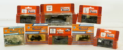 ROCCO Minitanks 7 military vehicles in 1/87th...