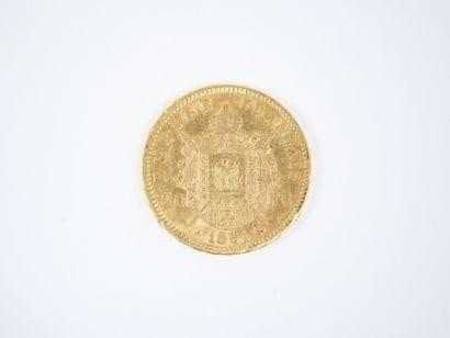 Pièce de 20 francs en or, Napoléon III tête...