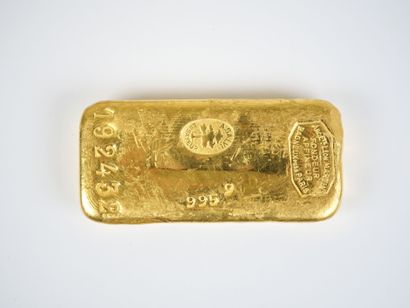 Lingot en or jaune d'1 kg (995,9 g), numéroté...
