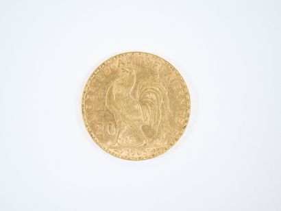 Pièce de 20 francs en or, Marianne, 1905...