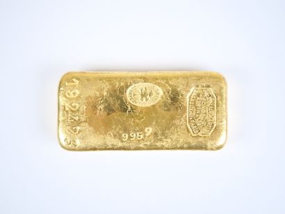Lingot en or jaune d'1 kg (995,9 g), numéroté...