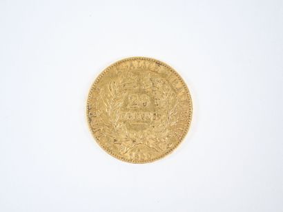 Pièce de 20 francs en or, Cérès, 1850 A.