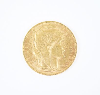 Pièce de 20 francs en or, Marianne, 1904...
