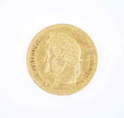 Pièce de 40 francs en or, Louis-Philippe...
