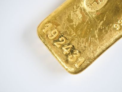 Lingot en or jaune d'1 kg (995,9 g), numéroté...