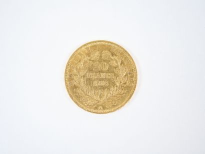 Pièce de 20 francs en or, Napoléon III tête...