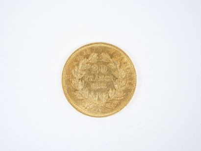 Pièce de 20 francs en or, Napoléon III tête...