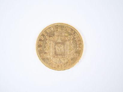 Pièce de 20 francs en or, Napoléon III tête...